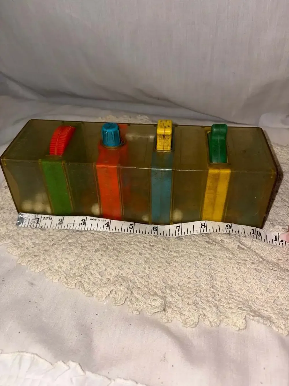 Vintage 1971 Fisher-Price Tumble Tower Marble Maze Toy